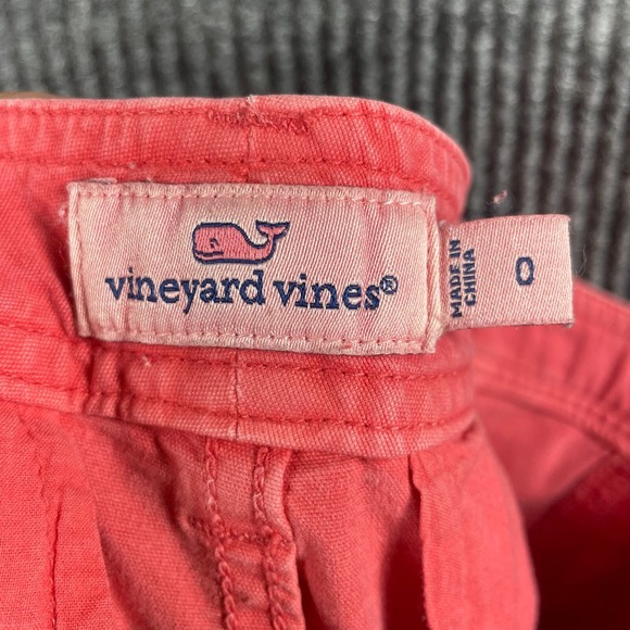 Vineyard Vines Pants Womens 0‎ Pink Skinny Cotton Blend Lightweight Comfort Golf - Picture 2 of 14